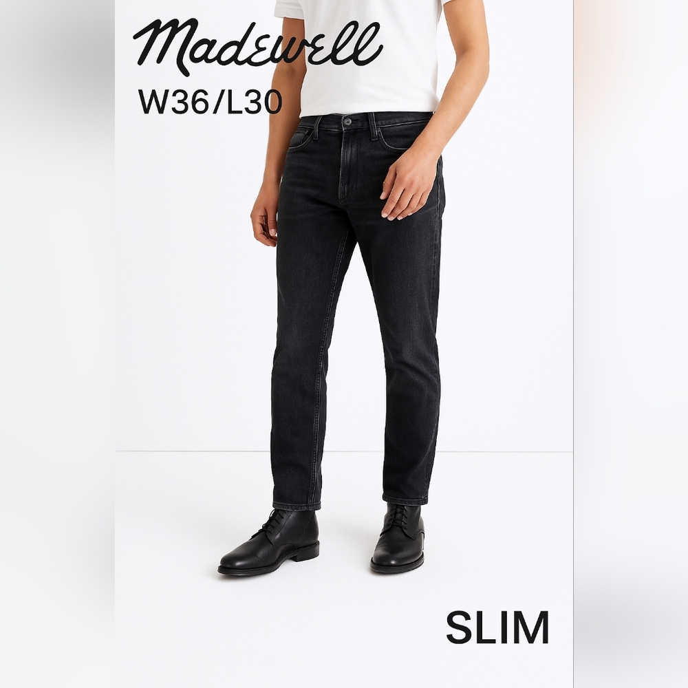 Madewell Men’s Slim Fit Jeans W36 L30 – Classic Gray
